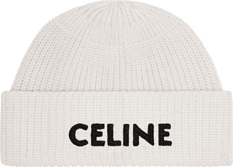 celine beanie white|celine beanies.